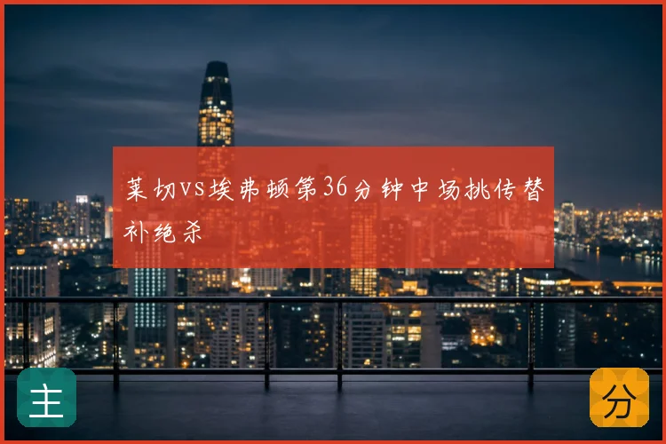 莱切vs埃弗顿第36分钟中场挑传替补绝杀